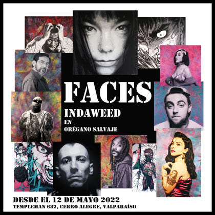 Exposición y Venta : "FACES" INDAWEED en Orégano Salvaje.