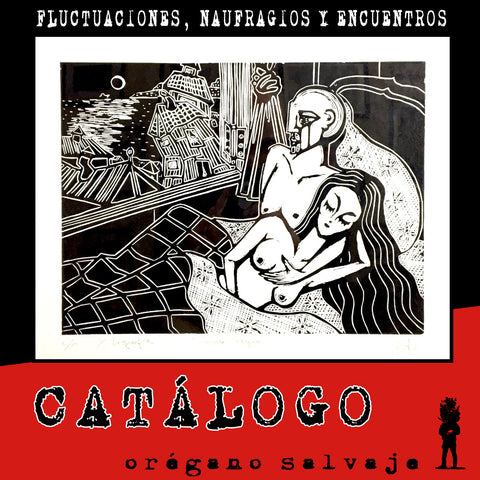 Xilografía "Luna negra"