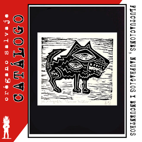 CANINO MÍSTICO - XILOGRAFÍA