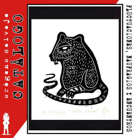 RATITA OSCURA - XILOGRAFÍA